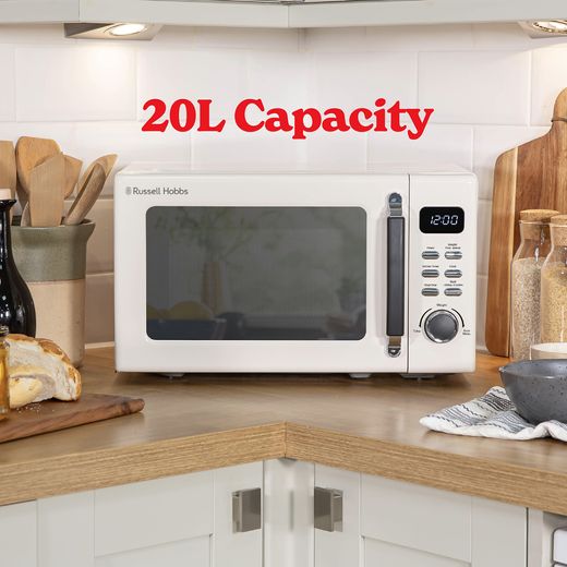 Russell Hobbs RHM2026C 26cm High, Freestanding Small - Cream - Annotation - 20L capacity shot