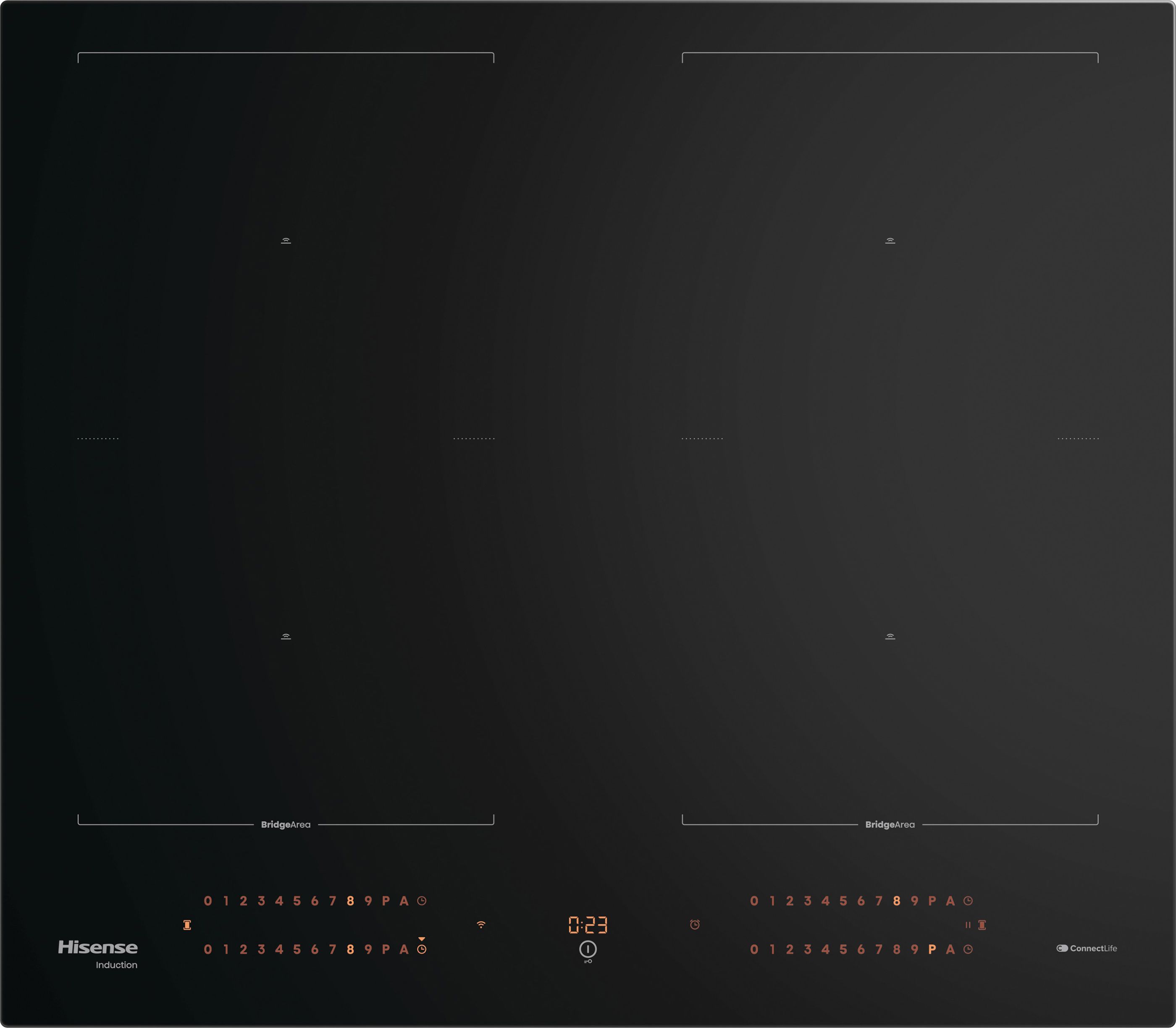 Image of Hisense Hi8 HI6443BSCWF 60cm Induction Hob - Black, Black