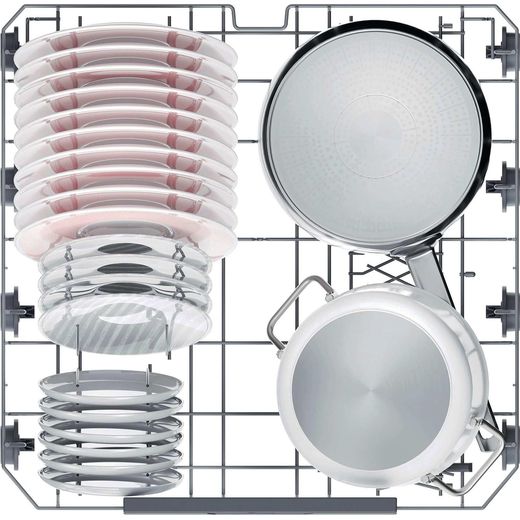 Hoover H-DISH 500 Fully Integrated Standard Dishwasher - Anthracite - top basket shot 