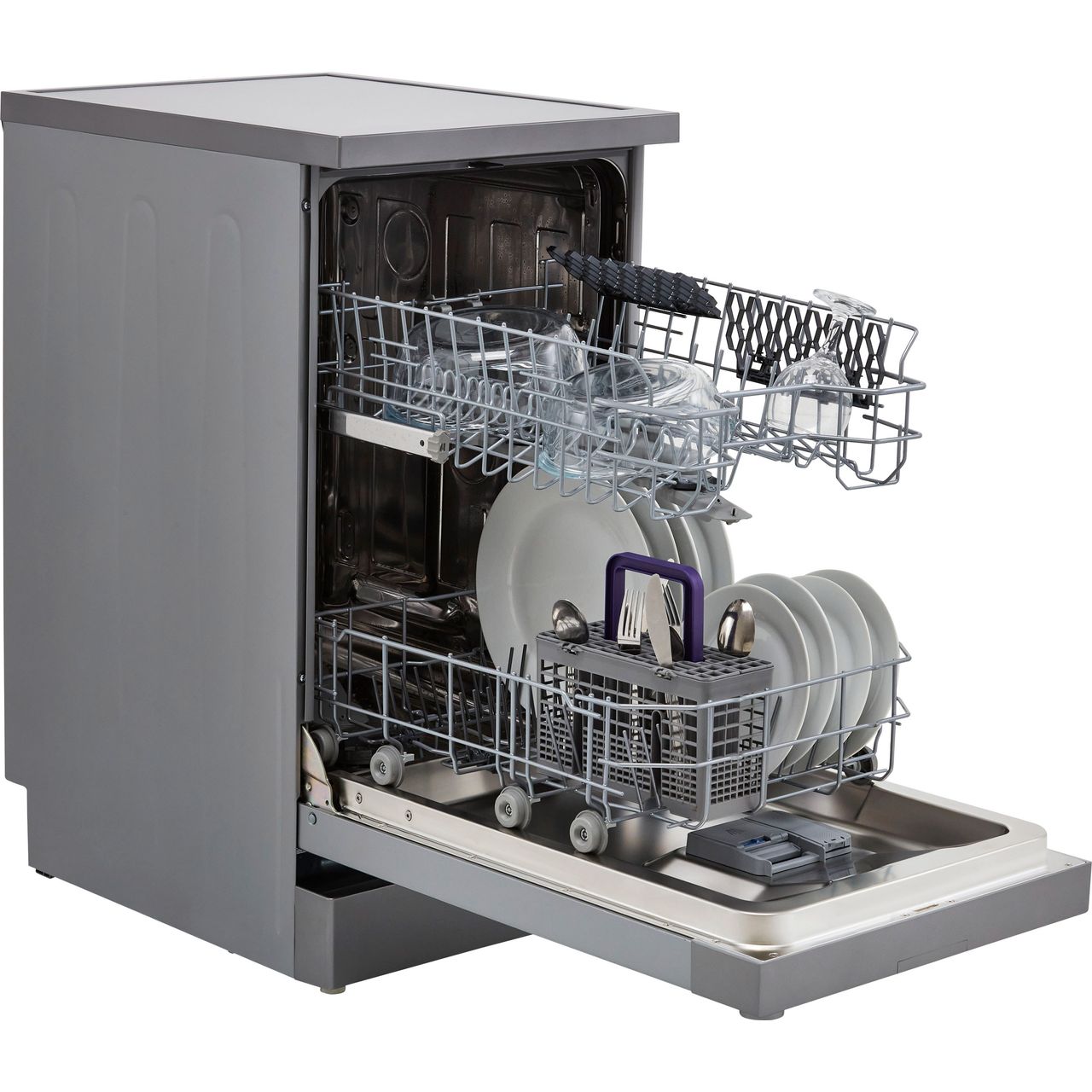 beko silver slimline dishwasher