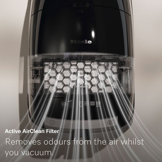 Miele Guard M1 Cylinder Vacuum Cleaner - Annotation - suction power shot