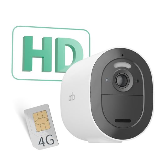 Arlo Go 2 Full HD 1080p Smart Home Security Camera - White - Annotation - HD and 4G