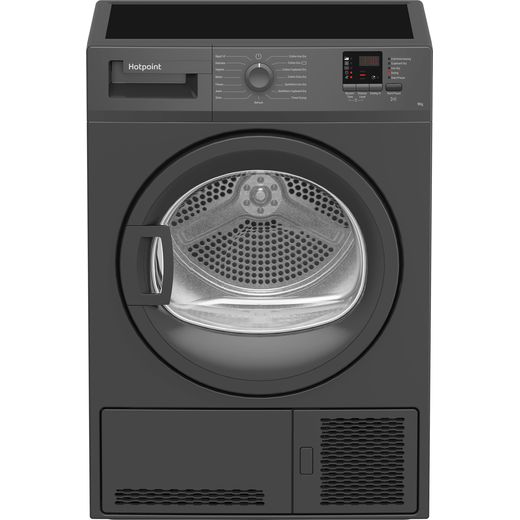Hotpoint 9Kg Condenser Tumble Dryer - Graphite - Front shot