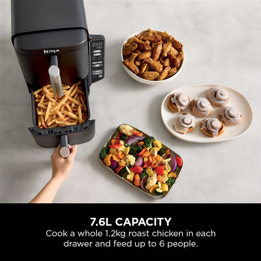 Ninja Double Stack XL SL300UK - Grey - Annotation - 7.6L capacity