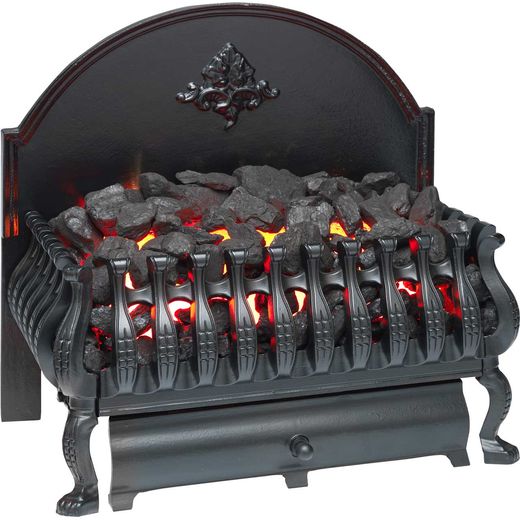 Burley Cottesmore 224BL Coal Bed Basket Fire - Black