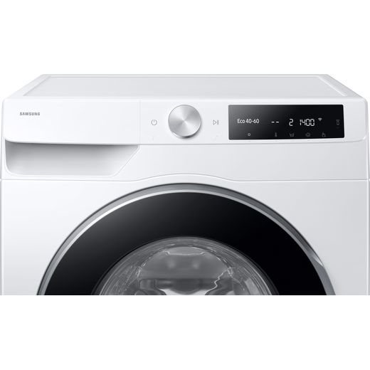 Samsung Series 6+ AI Energy AutoDose™ WW90DG6U85LEU1 9kg WiFi Connected Washing Machine with 1400 rpm - White - Control panel