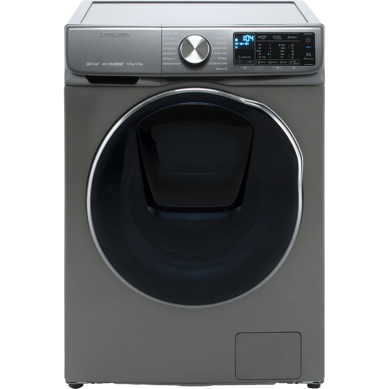 Samsung QuickDrive™ WD90N645OOX Wifi Connected 9Kg / 5Kg Washer Dryer with 1400 rpm specs