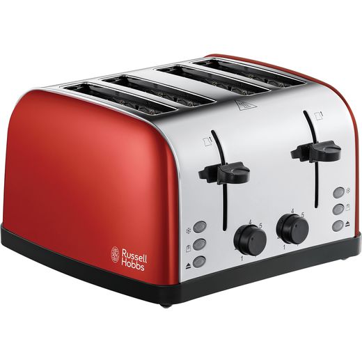 Russell Hobbs 28362 4 Slice Toaster - Red