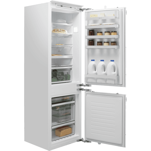 NEFF N70 KI7863DF0G Integrated 60/40 Frost Free Fridge Freezer with Fixed Door Fixing Kit - White - F Rated