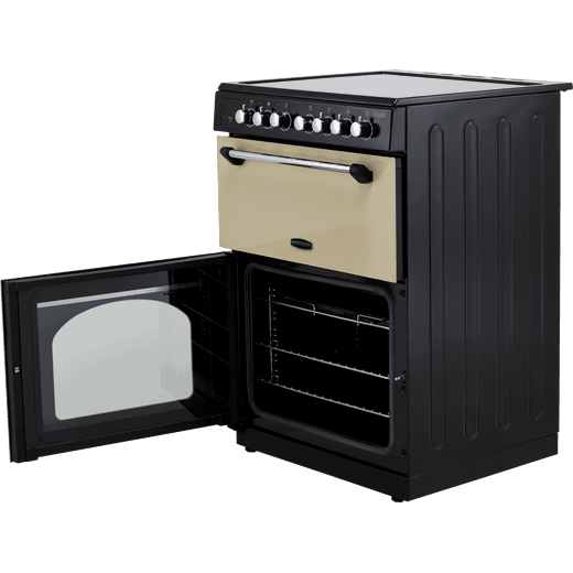 Rangemaster Classic 60 Electric Cooker with Induction Hob - Cream / Chrome