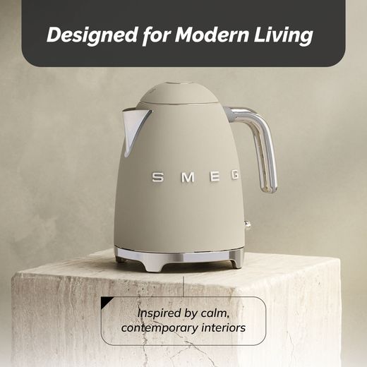 Smeg 50's Style KLF03MLMUK Kettle - Moonlight - Annotation - Modern living 