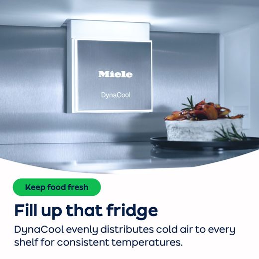 Miele 60/40 Frost Free Fridge Freezer - White - AO Annotation -  DynaCool