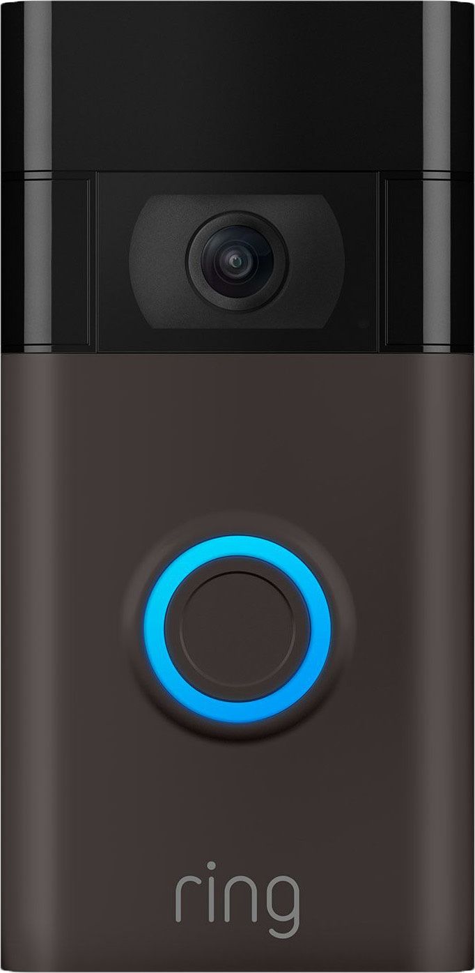 Ring Video Doorbell (Gen 2) Smart Doorbell Full HD 1080p - Venetian Bronze, Brown