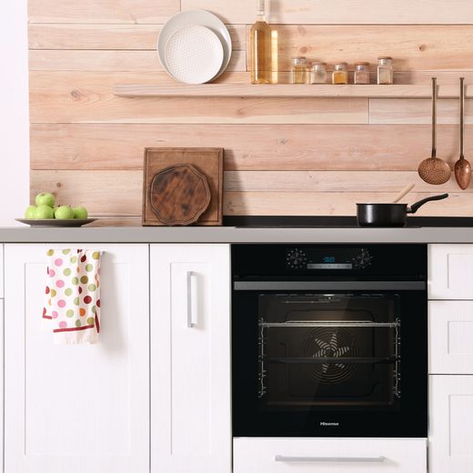 Hisense Electric Single Oven - Black - oven in modern kitchen