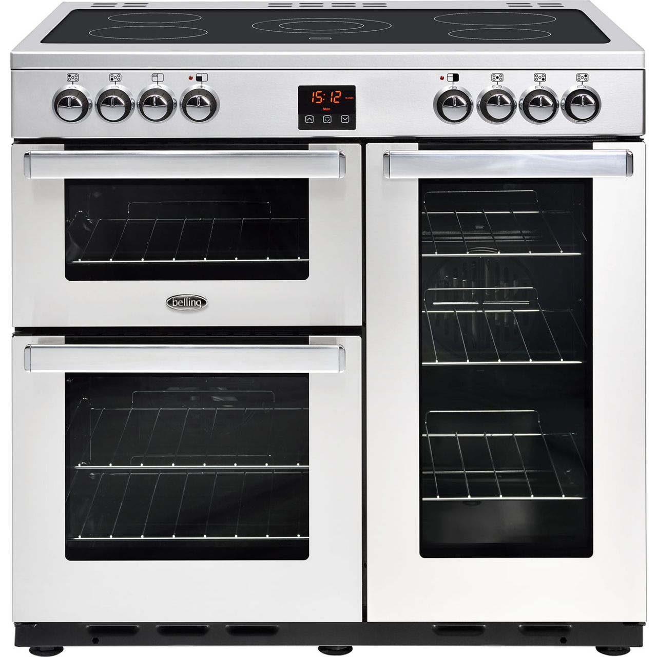 Belling Cookcentre90EProf 90cm Electric Range Cooker with Ceramic Hob Review