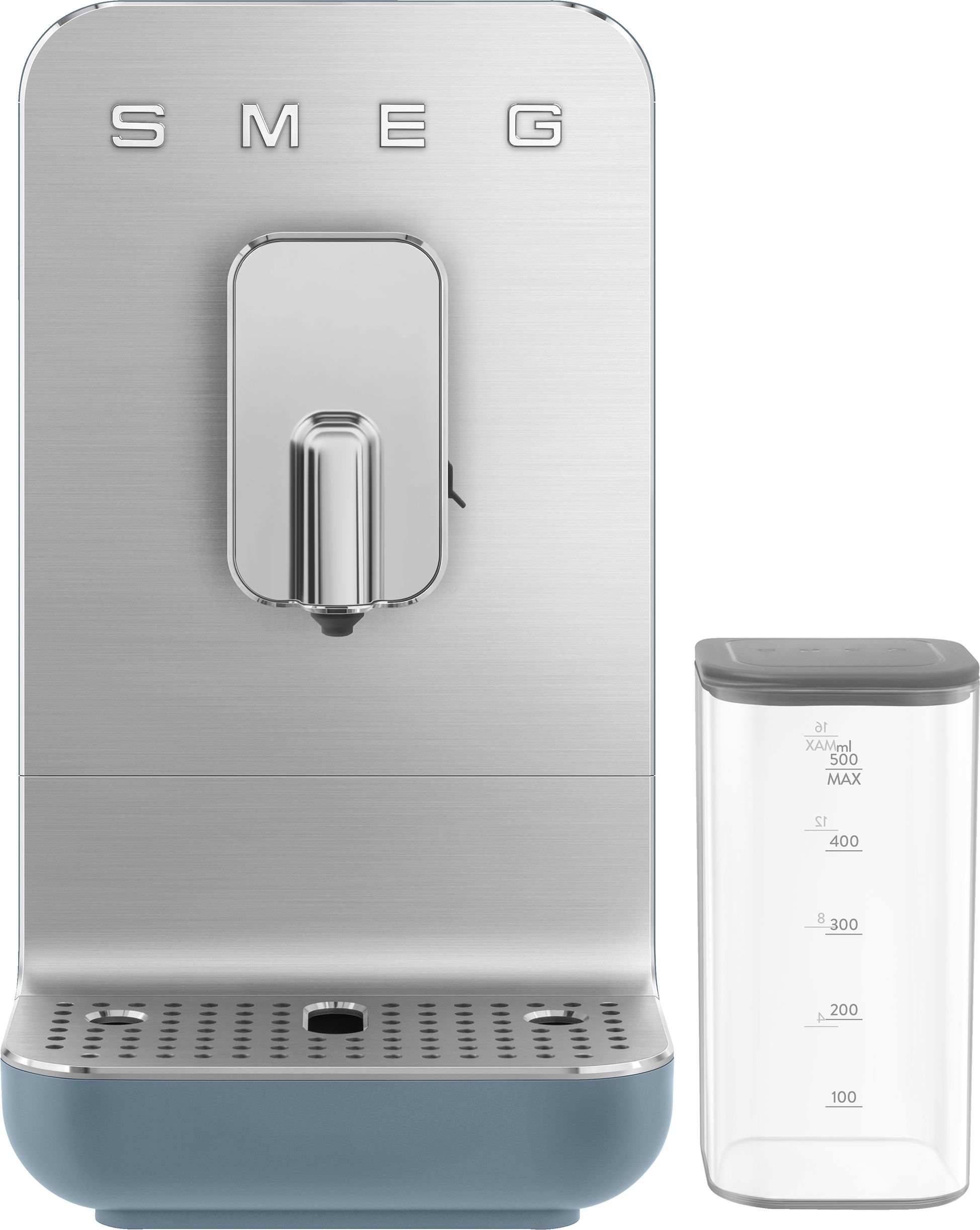 Image of Smeg Espresso Coffee Machine - Storm Blue - BCC13SBMUK, Blue
