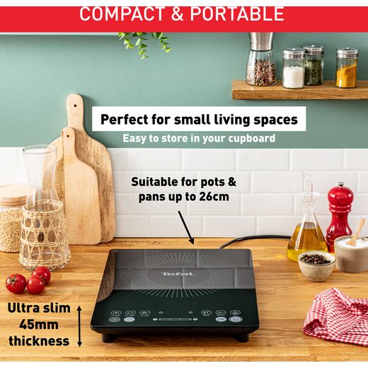 Tefal IH2108G1 Induction Hob - Black - Annotation - Features