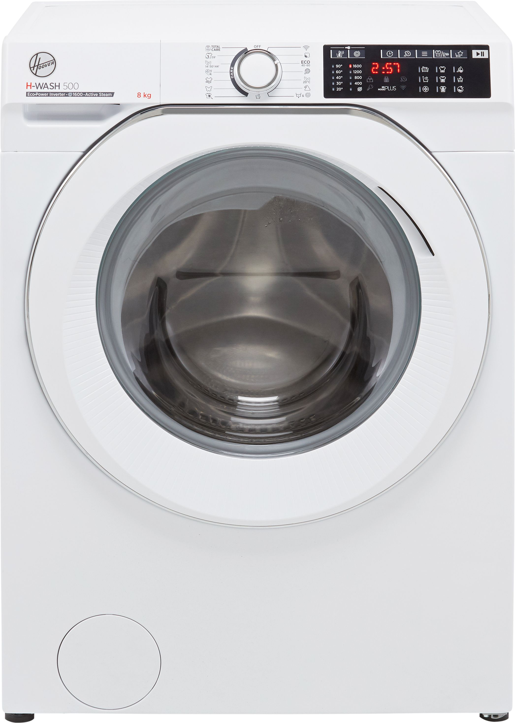 Hoover H-WASH 500 HW68AMC/1 8kg Washing Machine with 1600 rpm - White - A Rated, White