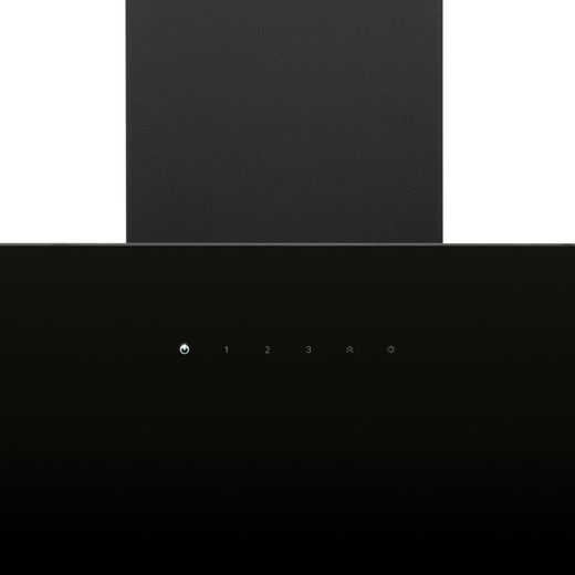 Bosch Series 2 DWK65DK60B 60cm Chimney Cooker Hood - Black - Close up shot