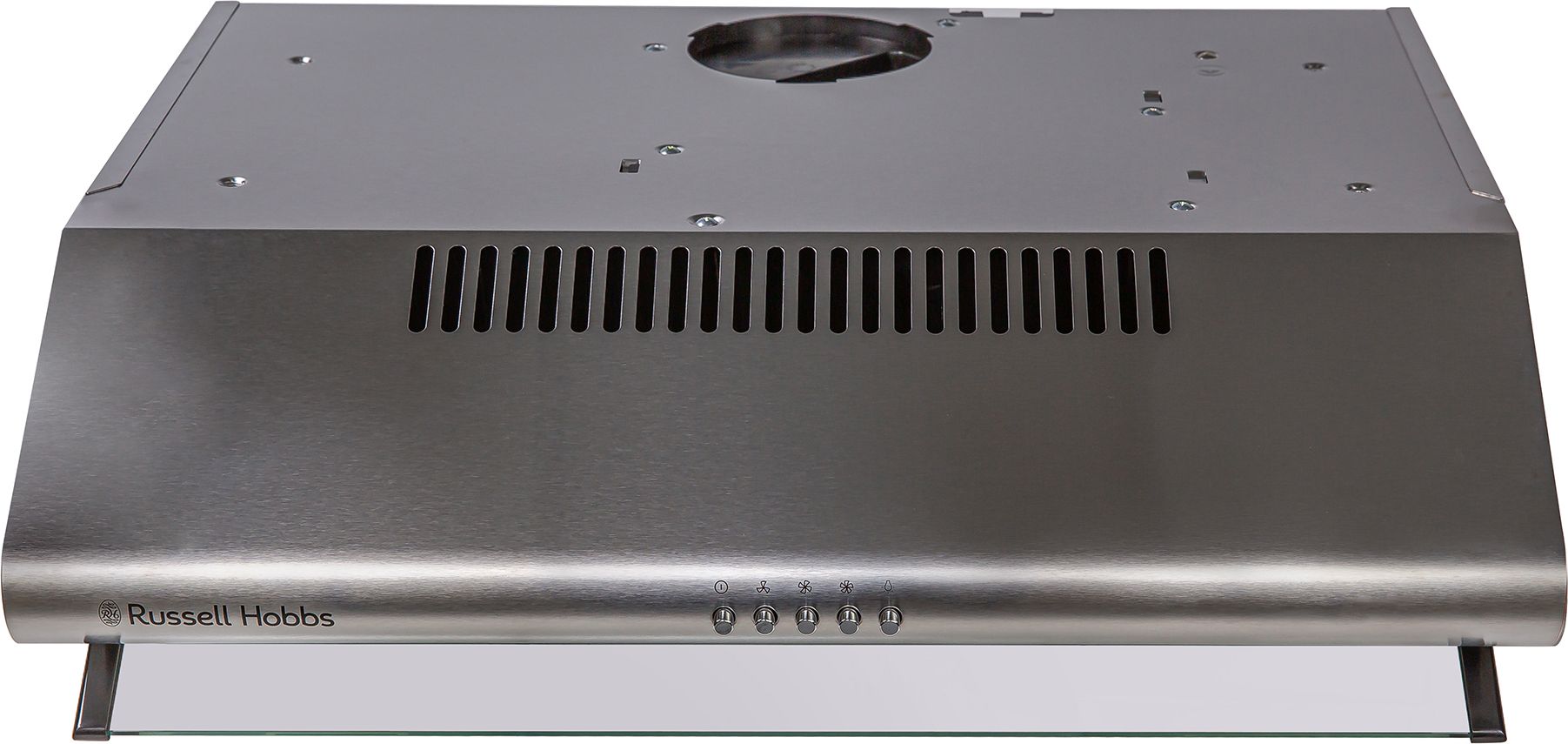 Russell Hobbs RHVSRCH602SS-M 60cm Visor Cooker Hood for Ducted/Recirculating Ventilation Stainless Steel Stainless Steel