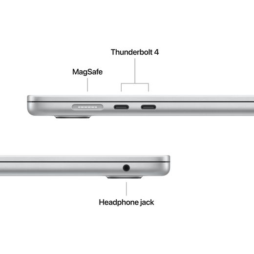 Apple MacBook Air, - Silver - Annotation - Port