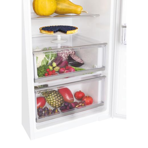 Hoover HOMS518EWK Integrated Upright Fridge - White - Close up drawer shot