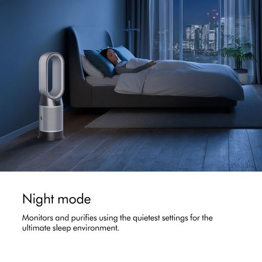 Dyson Hot + Cool Gen1 454856-01 Air Purifier - White - Annotation - Night mode