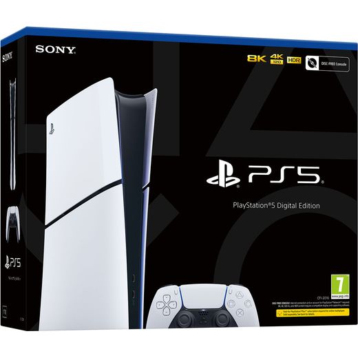 PlayStation 5 Digital Edition (Model Group – Slim) 1 TB - Black / White