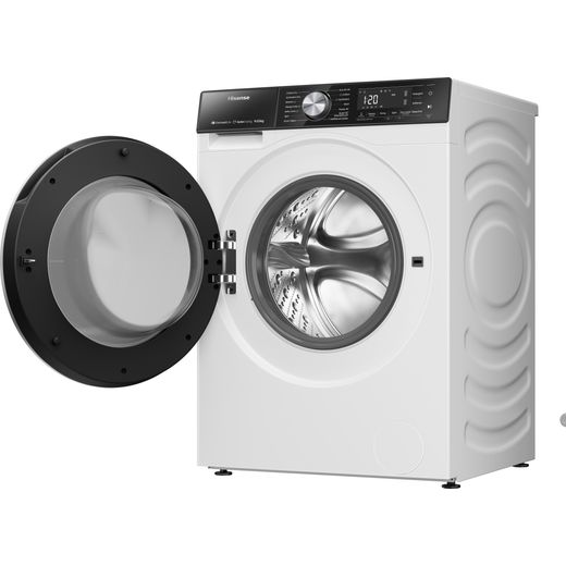 Hisense 10Kg / 6Kg Washer Dryer - White - Door open