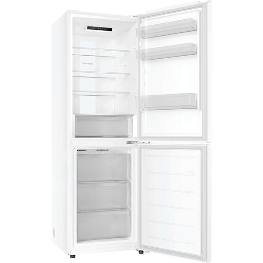 Hoover HONCQ2T6S18DWK 185cm 60/40 Total No Frost Fridge Freezer - White - right perpsective door open shot