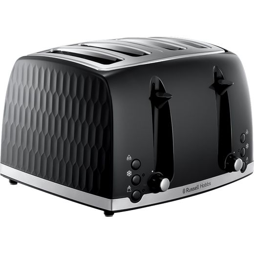Russell Hobbs Honeycomb 26071 4 Slice Toaster - Black