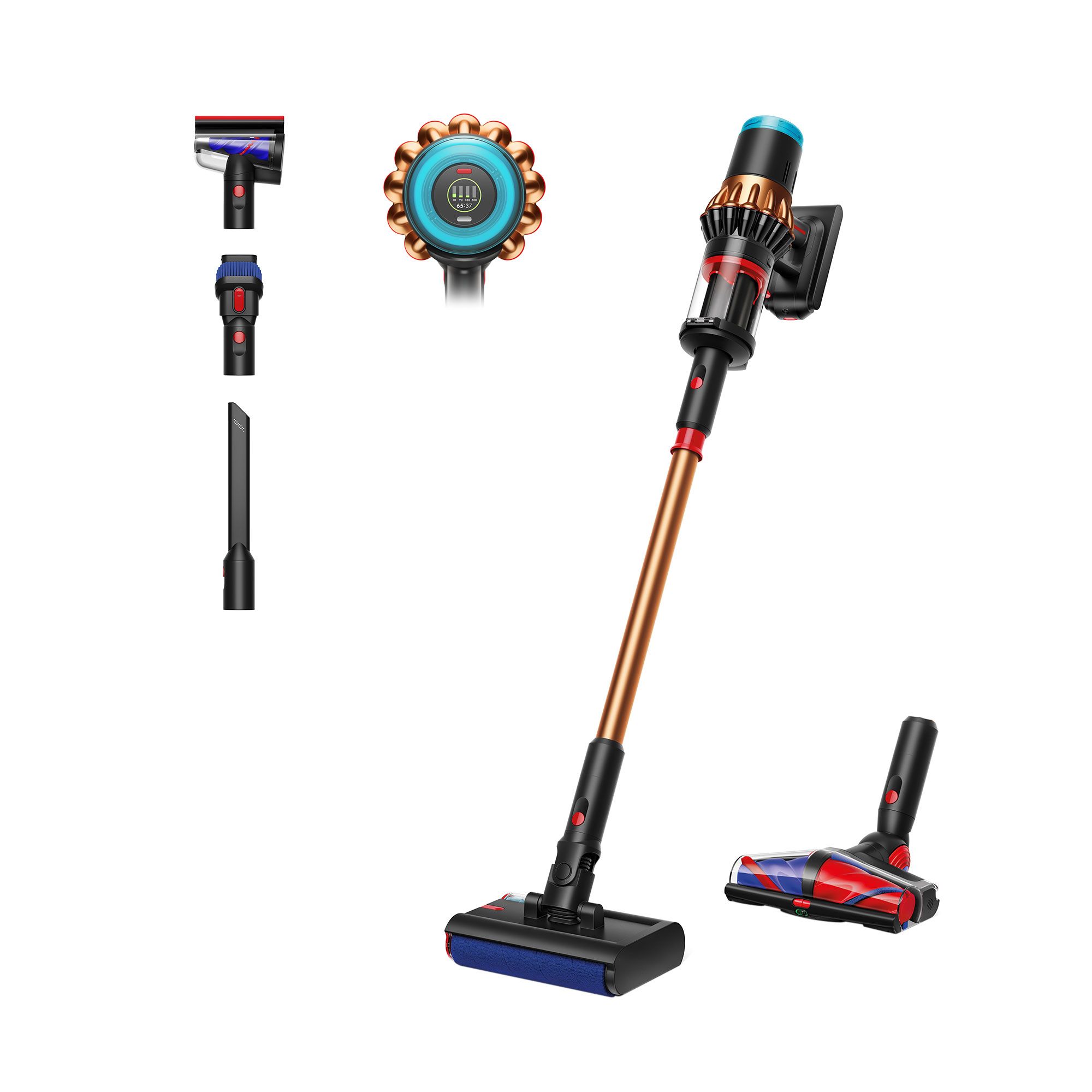 Dyson Submarine Wet and Dry Cordless Vacuum Cleaner - Black/Copper - 70 min Runtime - HEPA Filter