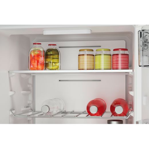 Hotpoint Integrated 70/30 Total No Frost Fridge Freezer - White - Close up inside shot