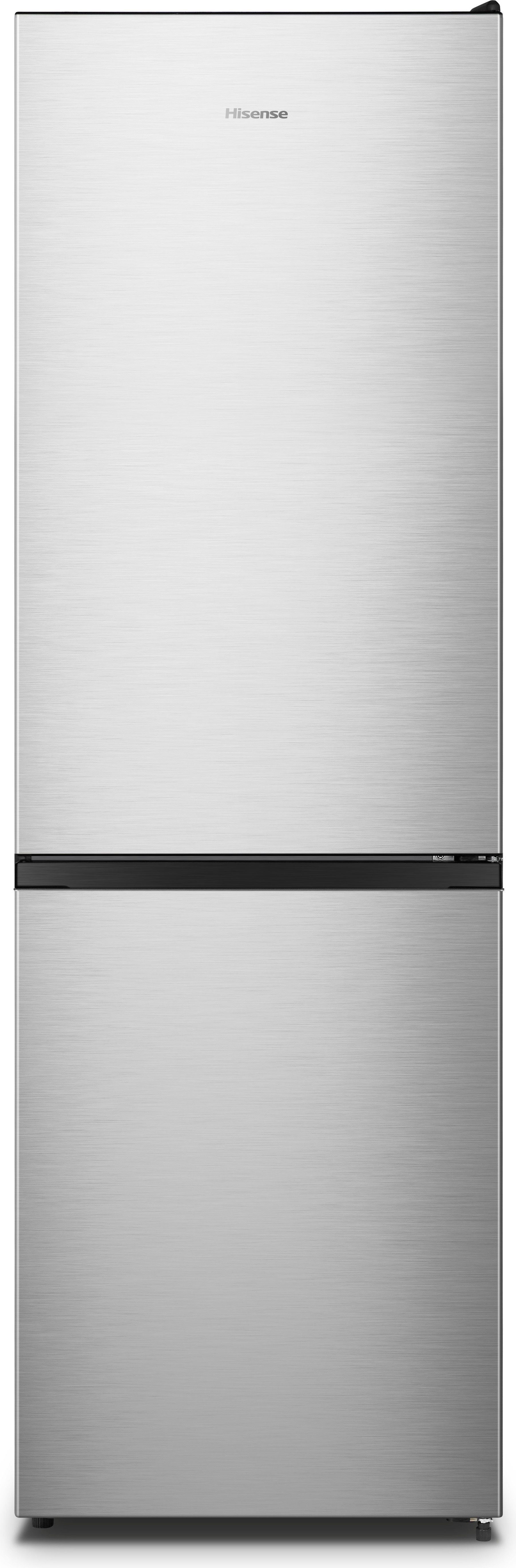 Hisense RB390N4ACE 60/40 No Frost Fridge Freezer - Stainless Steel - E Rated, Stainless Steel