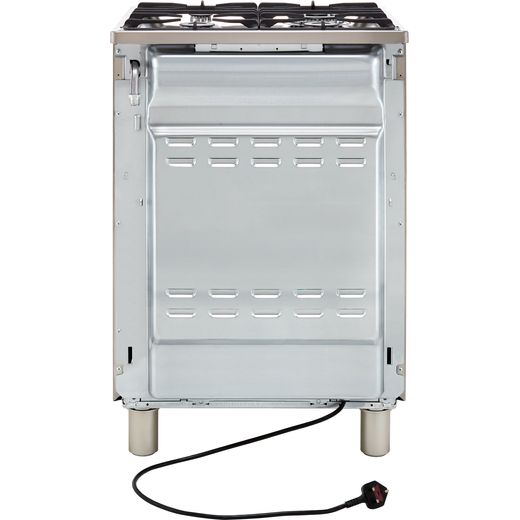 Smeg Concert 60cm Dual Fuel Cooker - Stainless Steel - Back shot