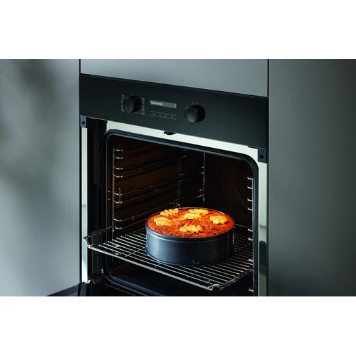 Miele H 2861 B Wifi Connected Built In Electric Single Oven - Black - Close up cake in oven shot