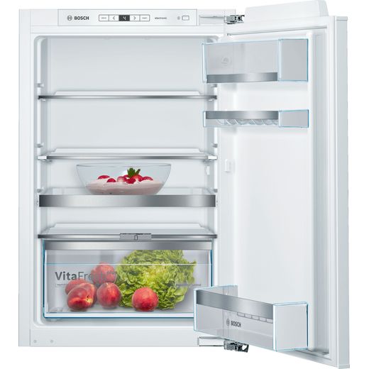 Bosch Serie 6 KIR21AFF0G Integrated Upright Fridge - Fixed Door Fixing Kit - White - F Rated