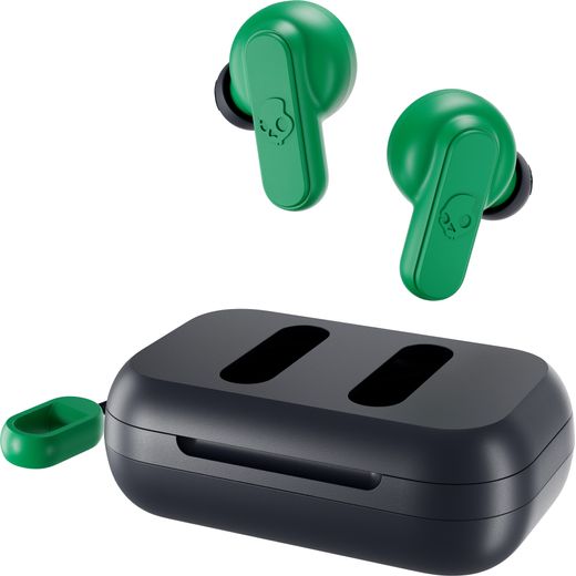Skullcandy Dime In-Ear Water Resistant Bluetooth Headphones - Green / Blue