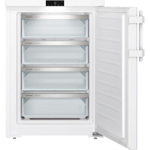 Liebherr Under Counter Freezer - White - Front with door open shot