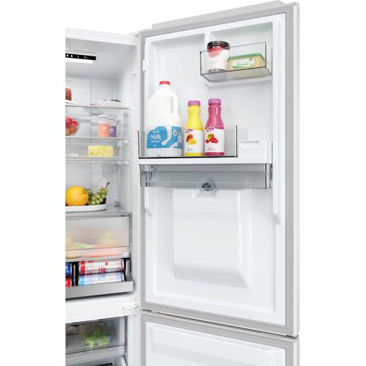 Hoover HONCQ3T518EWWK 185cm 50/50 No Frost Fridge Freezer - White  - door shelf shot