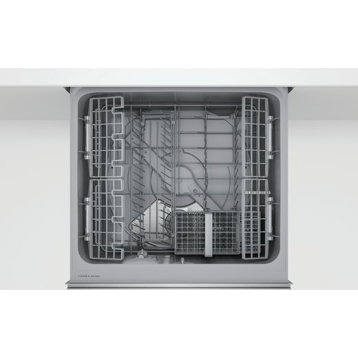 Dishwasher DishDrawer™ Double, 12 Place Settings, Stainless Steel, Recessed handle, External Control / Display, WiFi, compatible with SmartHQ App - Top view shot 