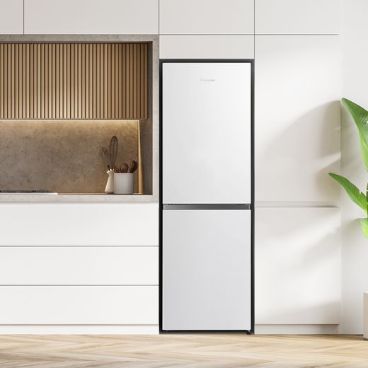Fridgemaster MC55240E 174cm 50/50 Fridge Freezer - White - Fridge freezer in kitchen