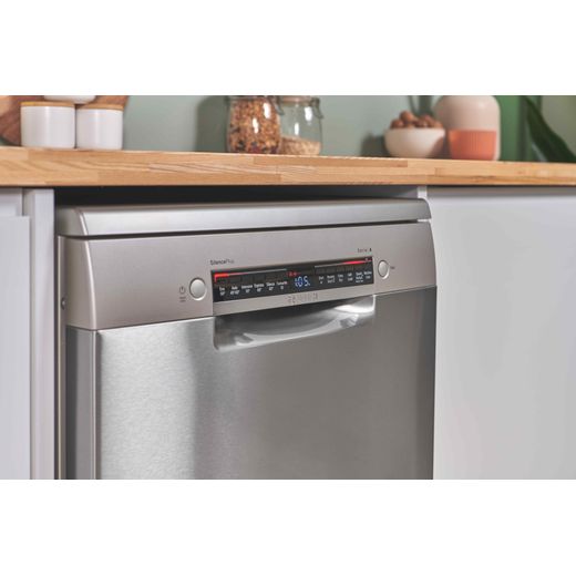 Bosch Series 4 Standard Dishwasher - Silver Inox - Control panel