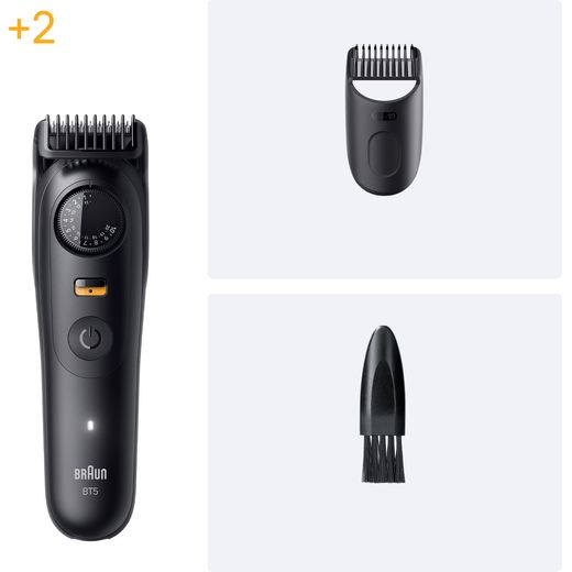 Braun Series 5 Mens Shaver - Black - Annotation - Accessories shot