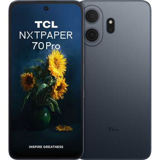 TCL 70 NXTPAPER Pro 256GB in Stellar Blue - front and back shot