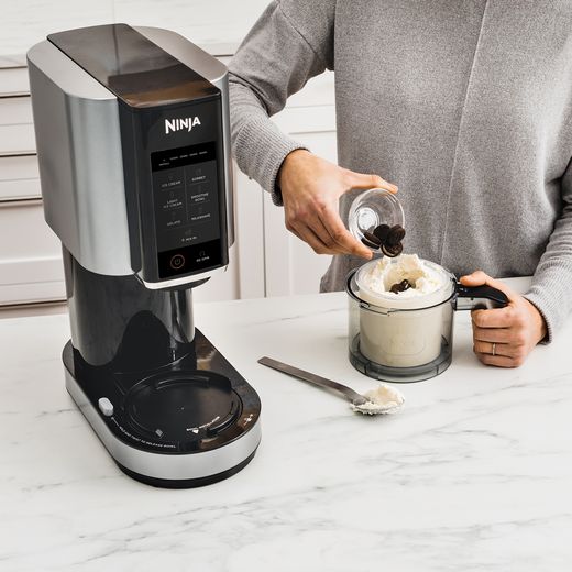 Ninja NC300UK ice cream maker Traditional ice cream maker 0.5 L 800 W Black, Silver