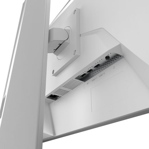 MSI E20 27" WQHD 200Hz Monitor - White - Rear ports