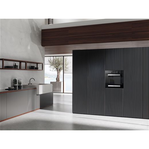 Miele ACTIVE Electric Single Oven - Stainless Steel look - Oven in kitchen