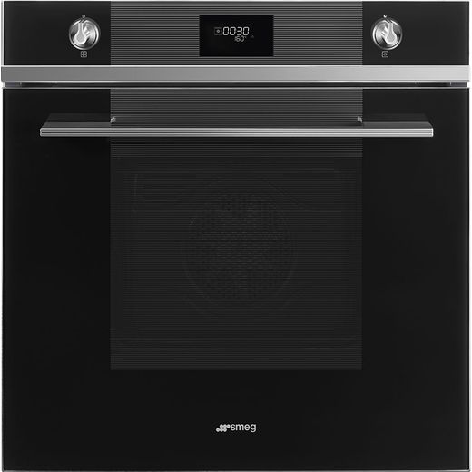 SFP6101TVN1 Smeg Single Oven Black