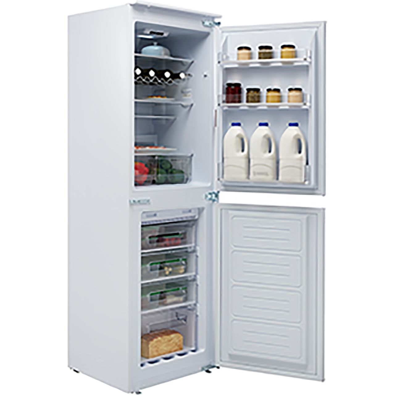 hoover bhbf172ukt n integrated fridge freezer